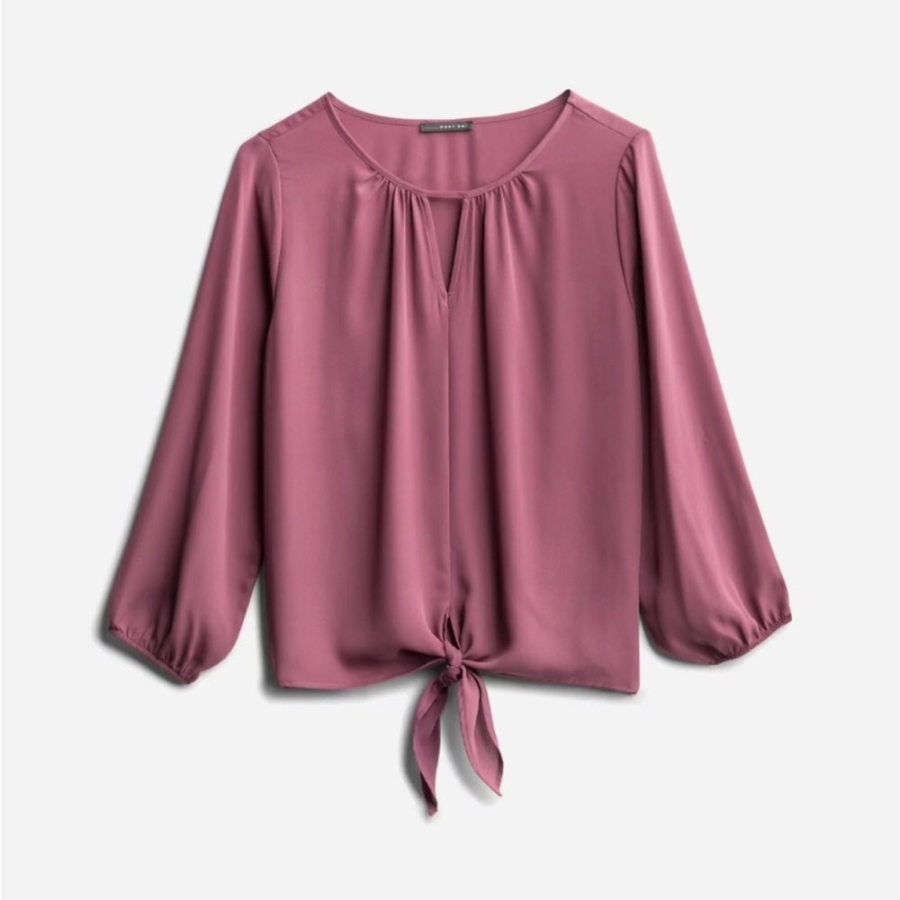 NEVER WORN West Kei Casiya Tie Front Blouse